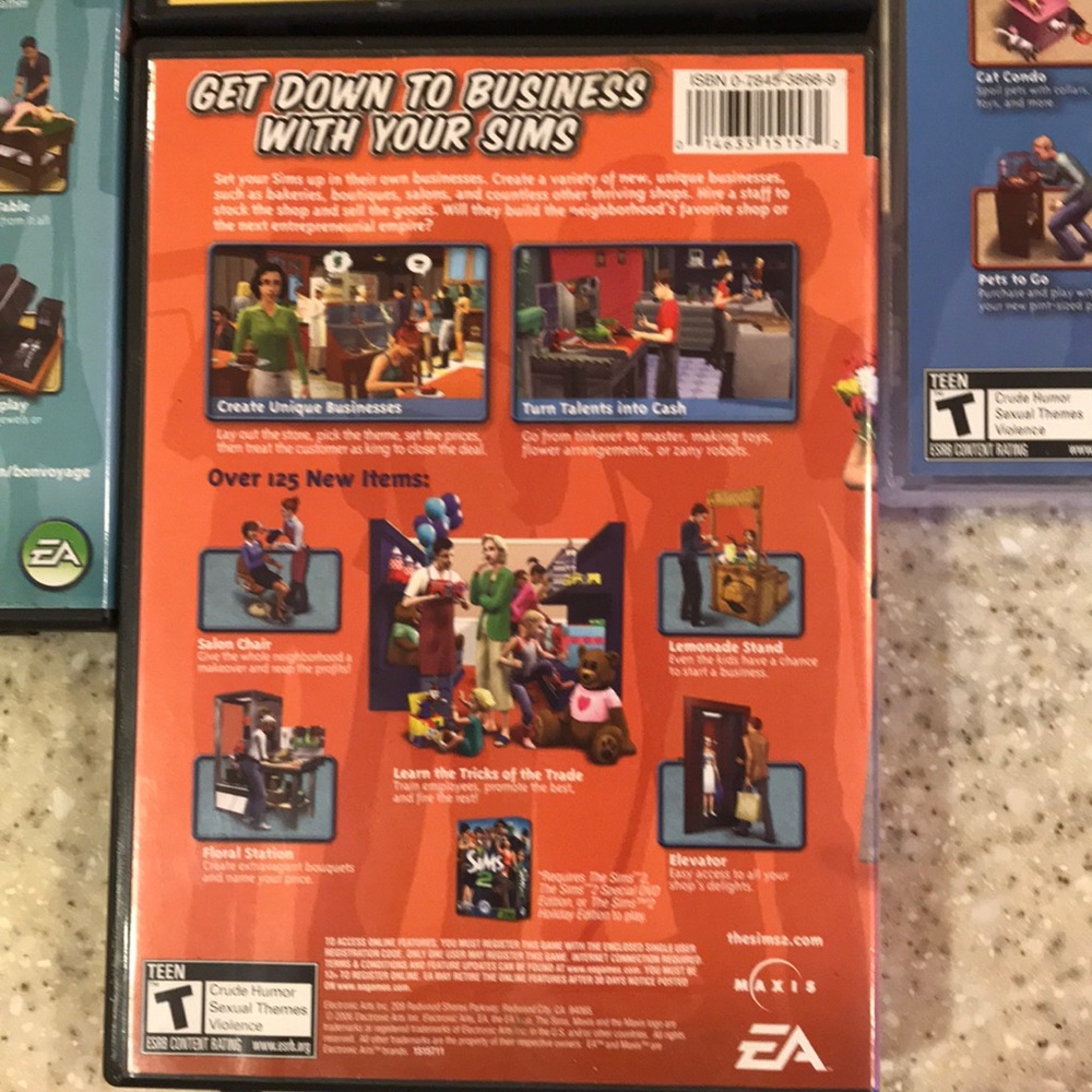 Sims Expansion Packs (4) PC-CD - Picture 9 of 10